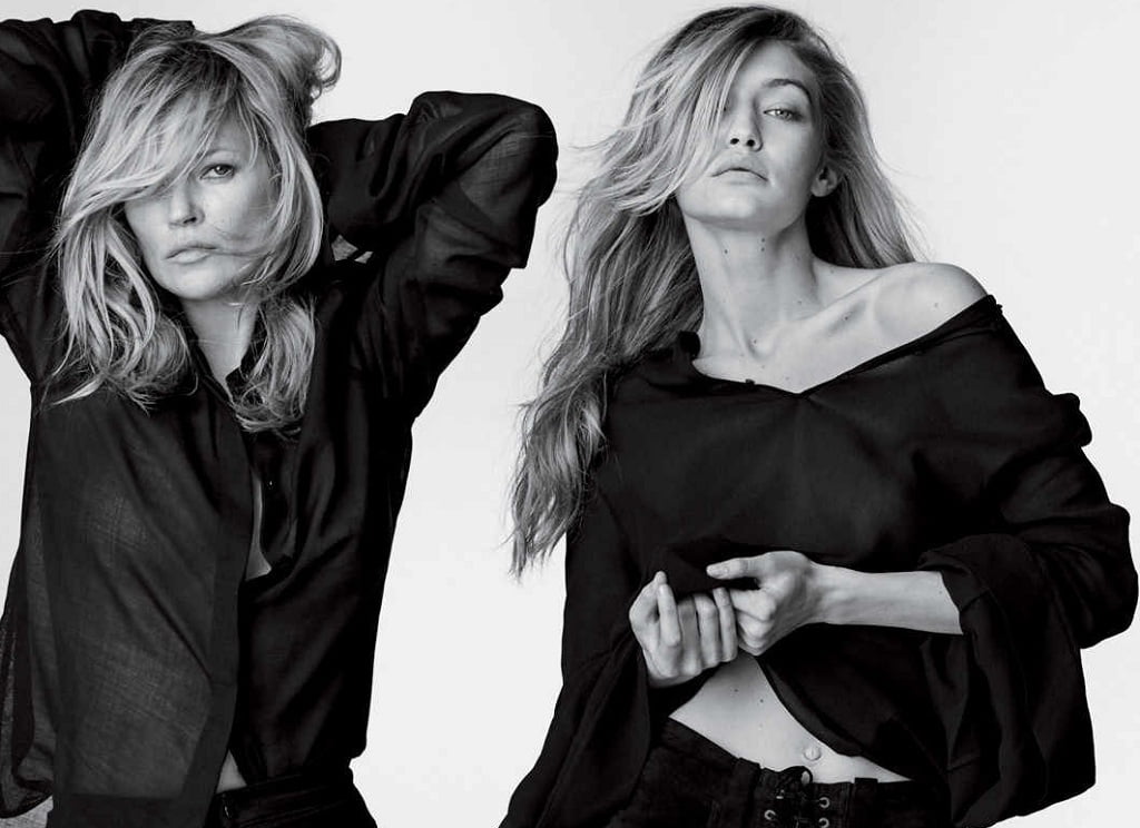 Gigi Hadid and Kate Moss Feature in Stuart Weitzman's Ad Campaign