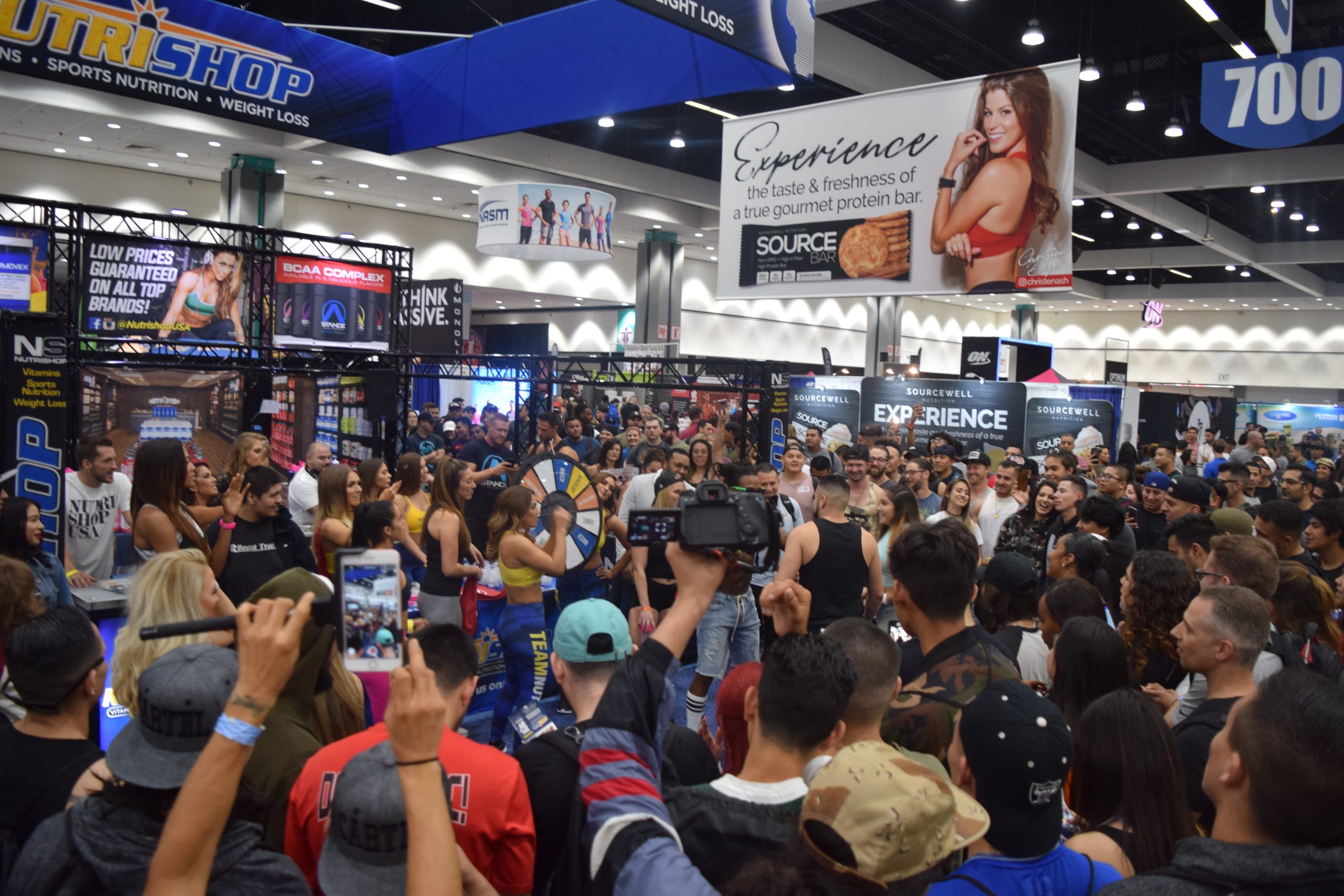 LA Convention Center crowd at The Fit Expo