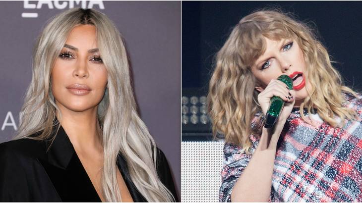 Tailor Swift and Kim Kardashian