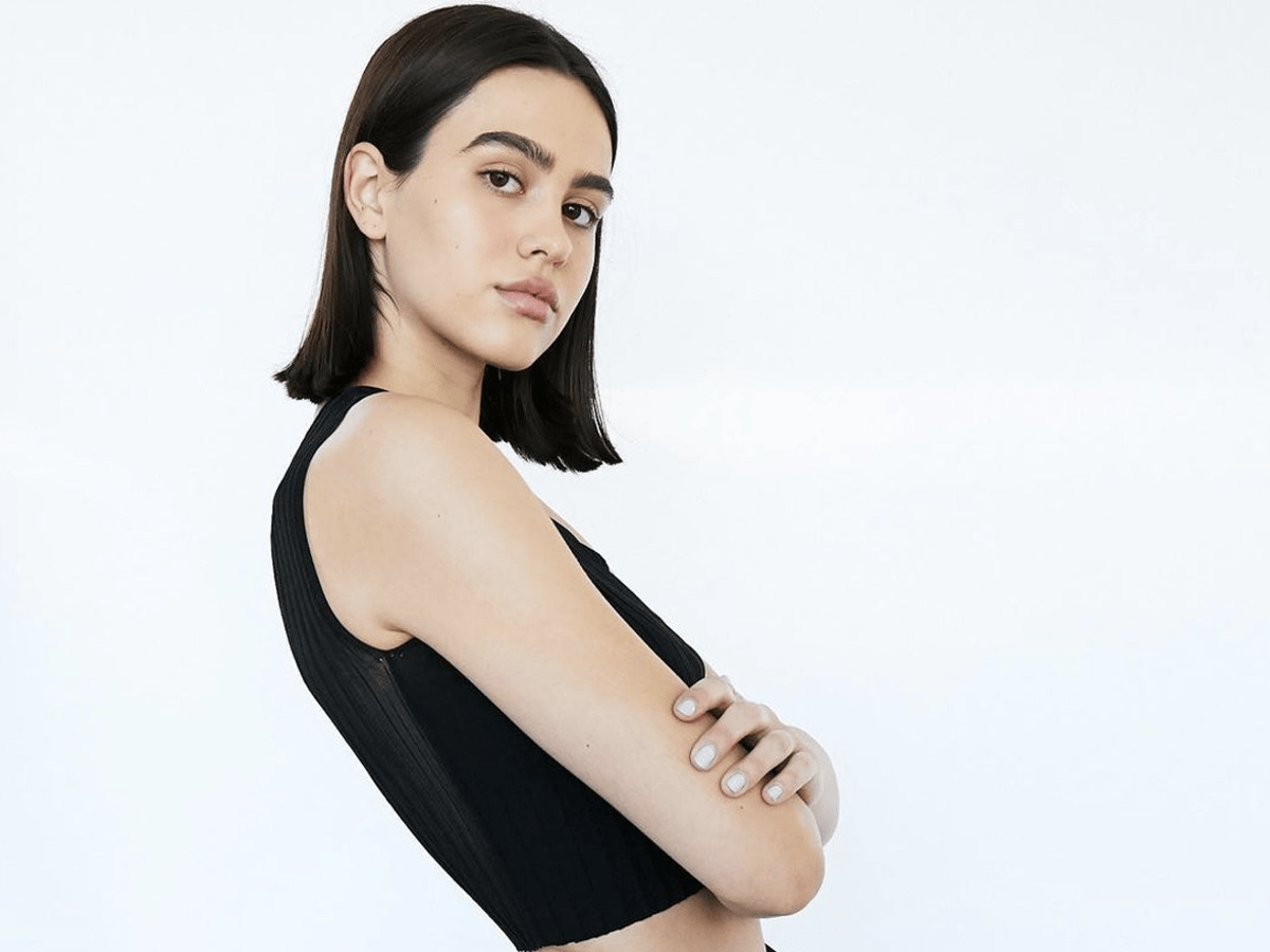 Amelia Gray Hamlin Turns Heads in a Purple Lace Underwear