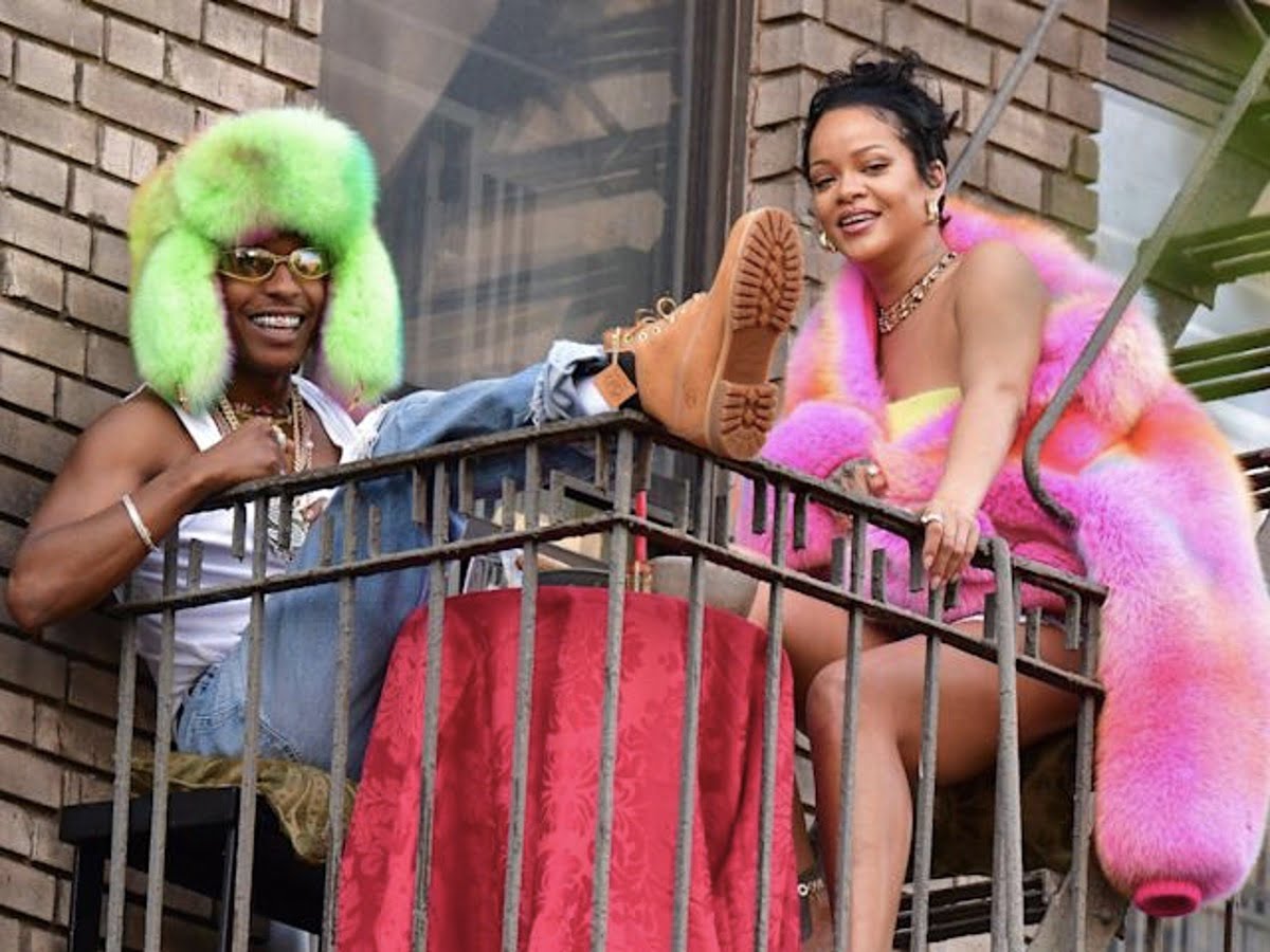 Rihanna and ASAP Rocky Gets Cosy for a Secret Project