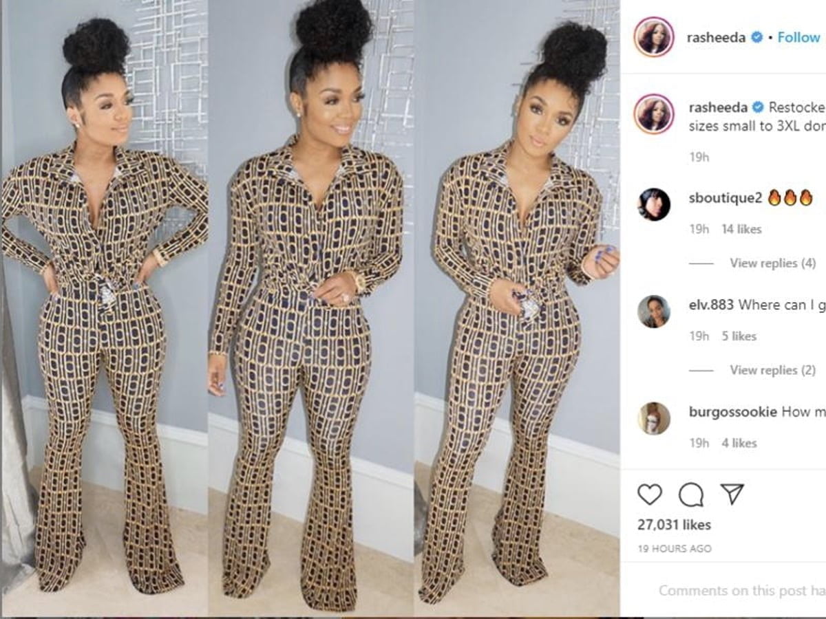 Rasheeda Frost Displays Her Glamorous Curves in New Outfit