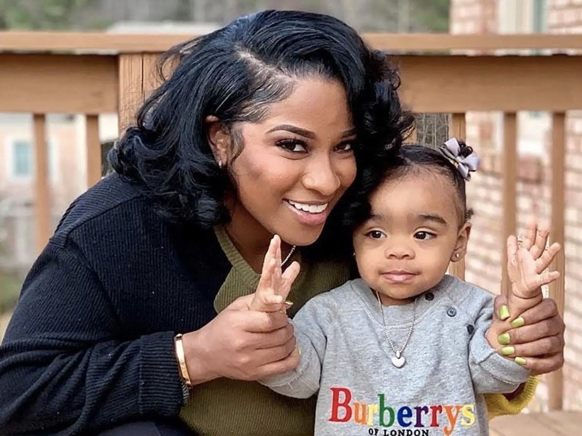 Toya Johnson Films a Cute Clip of Her Baby, Reign Rushing