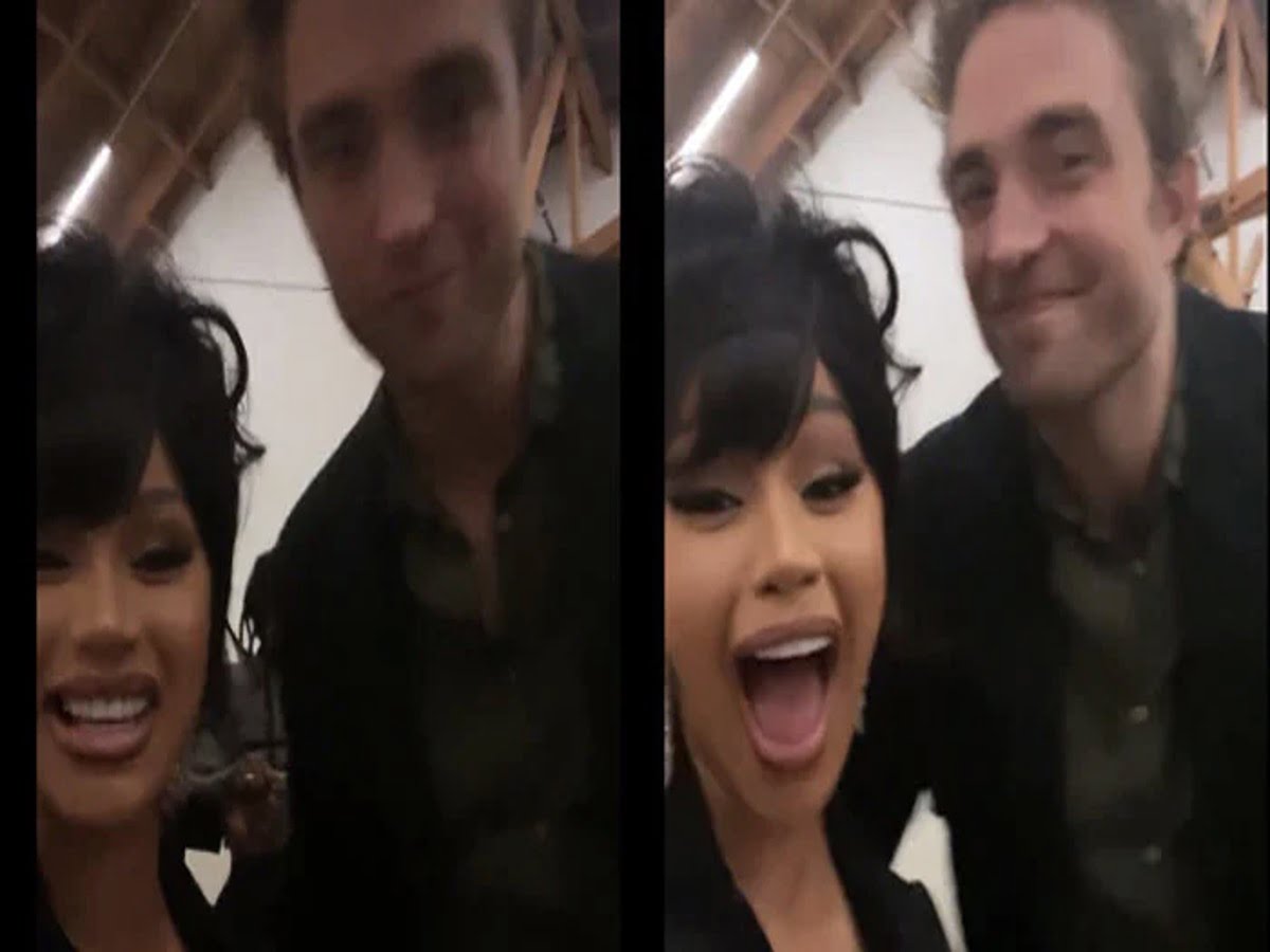 Cardi B Is Starstruck to Meet Robert Pattinson