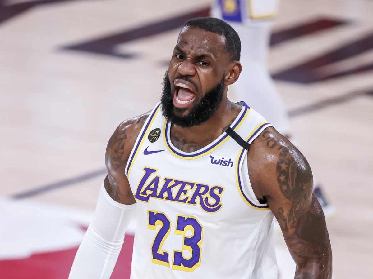 COVID-19-positive LeBron James