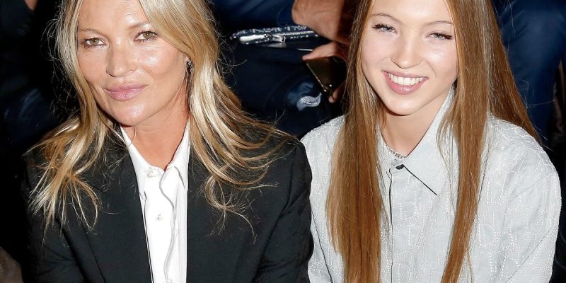Proud Mom Kate Moss Watches Her Daughter Slay in London Runway